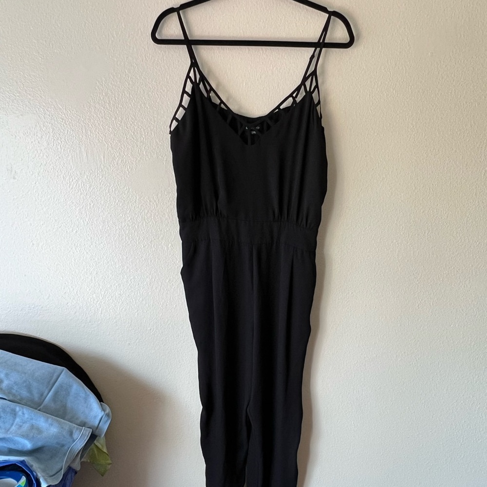 Black Bebe jumpsuit